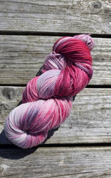 Hand-Dyed Yarn: 100% Merino, 4 ply - 7