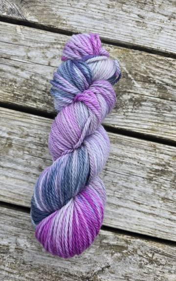 Hand-Dyed Yarn: 100% Merino, aran