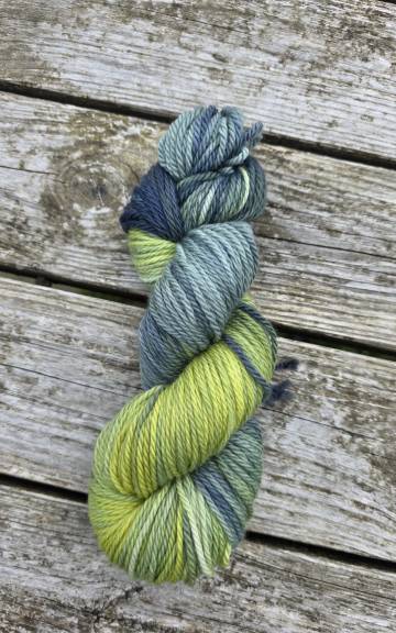 Hand-Dyed Yarn: 100% Merino, aran