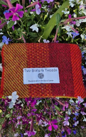 Two Sisters Tweed Zip Purse