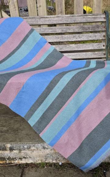 Merino Tweed Throw/Shawl