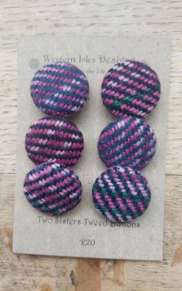 Three Sisters Tweed Buttons
