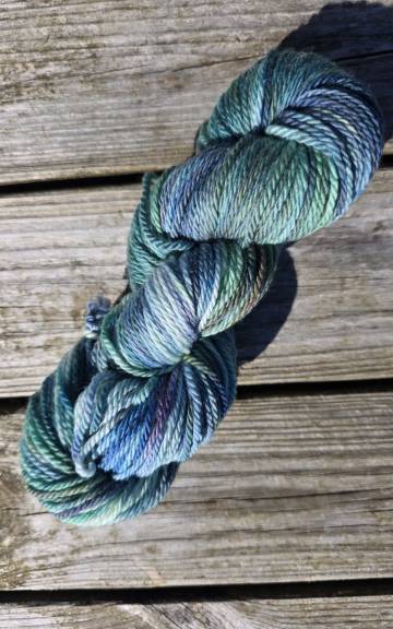 Hand-Dyed Yarn: 100% Merino, aran - 1