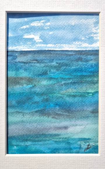 Mini Original Watercolour of seascape