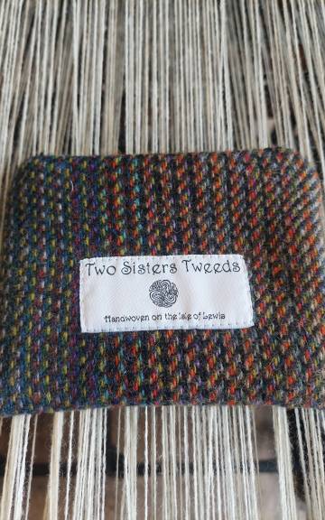 Two Sisters Tweed Zip Purse