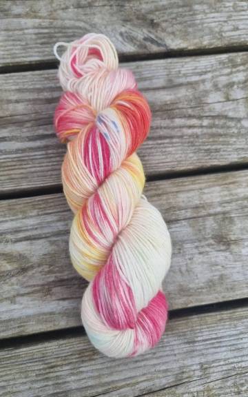 Hand-Dyed Yarn: 100% Merino, 4 ply