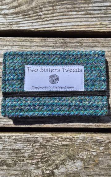 Two Sisters Tweed Card Holder
