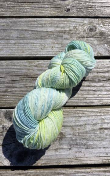 Hand-Dyed Yarn: 100% Merino, 4 ply - 1 5