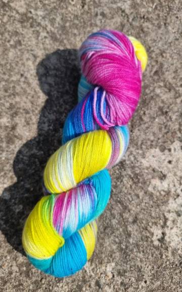 Hand-Dyed Yarn: 100% Merino, 4 ply
