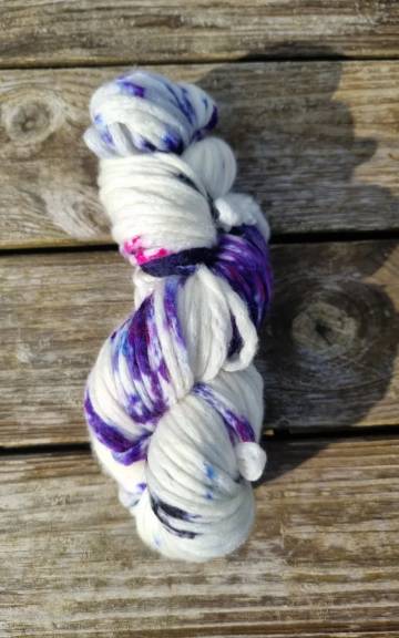 Hand-Dyed Yarn: 100% Merino, super chunky