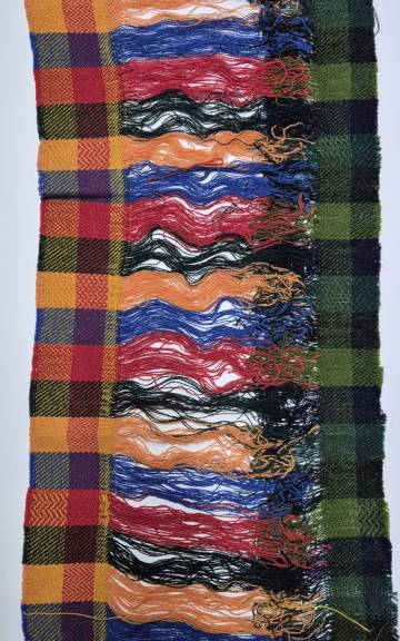 Textile Wall Art - 'tying-in'