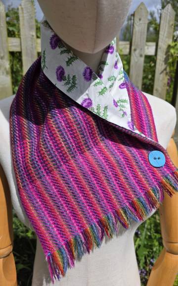 Two Sisters Tweed neck warmer
