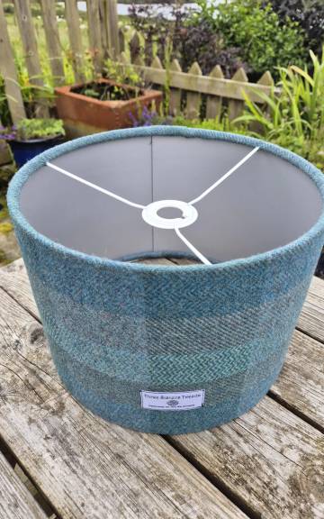 Two Sisters Tweed luxury lampshade 30cm ceiling