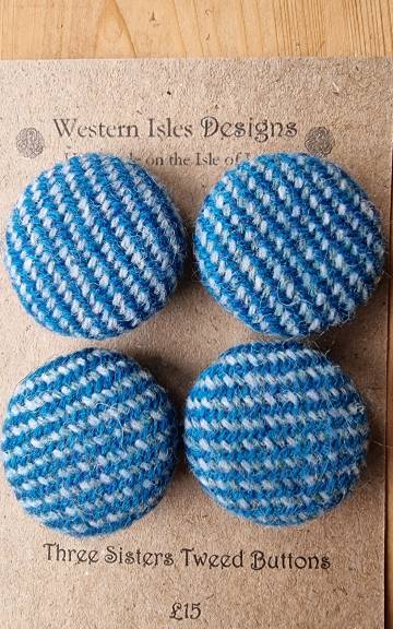 Three Sisters Tweed Buttons - 2 7