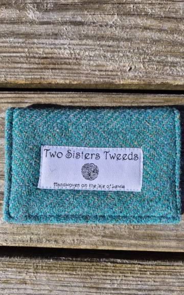 Two Sisters Tweed Card Holder