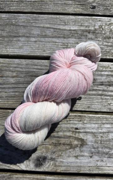 Hand-Dyed Yarn: 100% Merino, 4 ply - 6