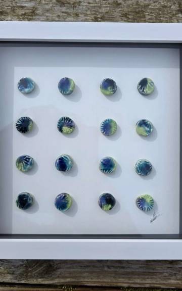 Framed Ceramics - Seaweed rockpool #1