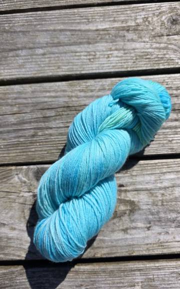 Hand-Dyed Yarn: 100% Merino, 4 ply - 1 2