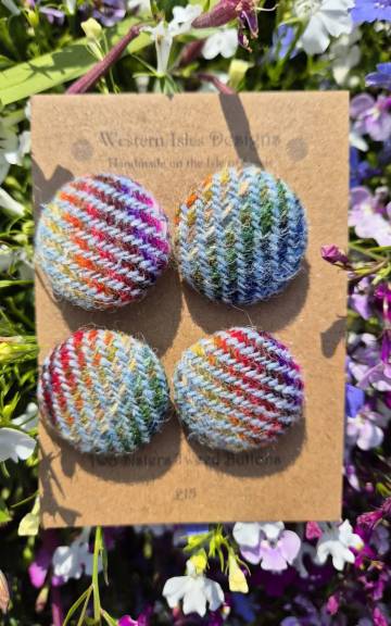 Two Sisters Tweed buttons