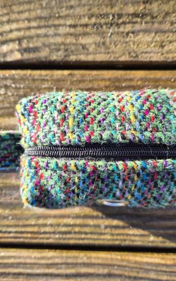 Three Sisters Tweed Bag Holder/ Headphones Case - 1