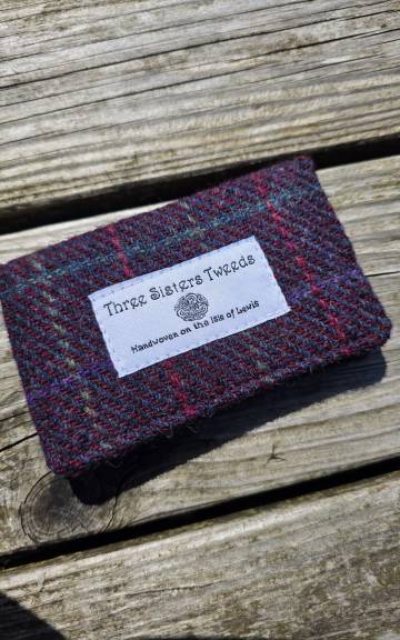Two Sisters Tweed Card Holder - 1 2