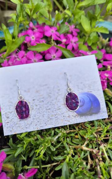 Two Sisters Tweed earrings