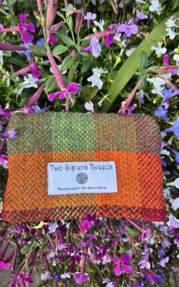 Two Sisters Tweed Zip Purse