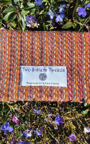 Two Sisters Tweed Zip Purse