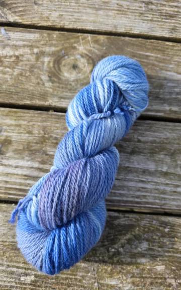 Hand-Dyed Yarn: Bluefaced Leicester, Aran