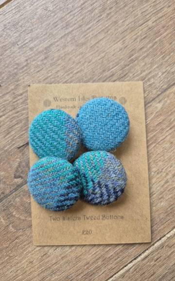 Two Sisters Tweed buttons