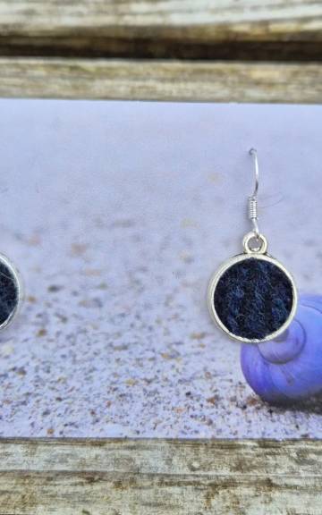 Harris tweed earrings