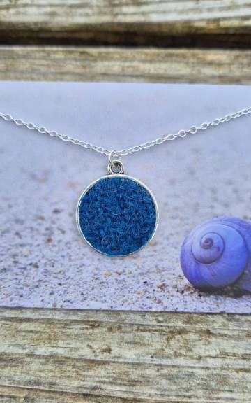 Harris tweed necklace