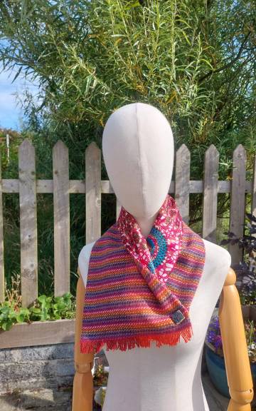 Three Sisters Tweed neck warmer