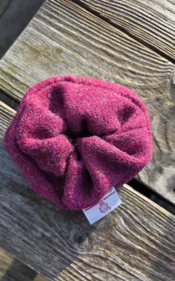 Harris Tweed hair scrunchie