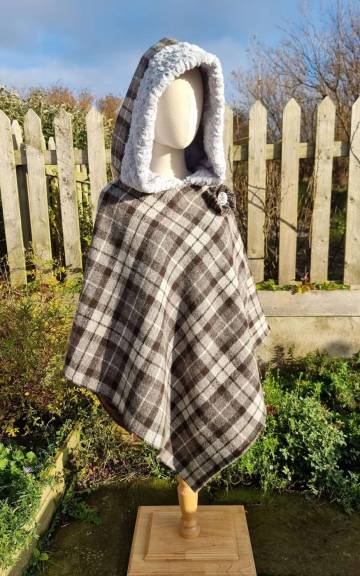 Harris tweed cloak/poncho