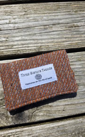 Two Sisters Tweed Card Holder