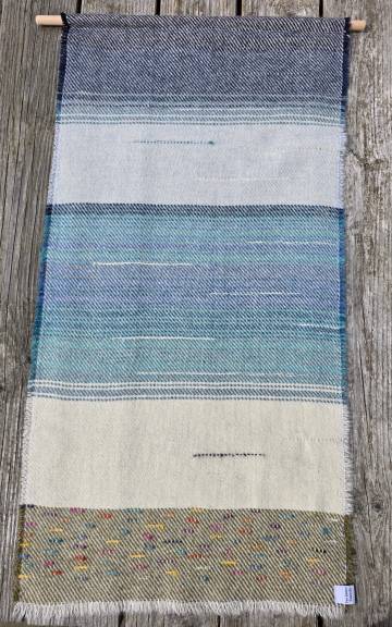 Three Sisters Tweeds landscape wall hanging