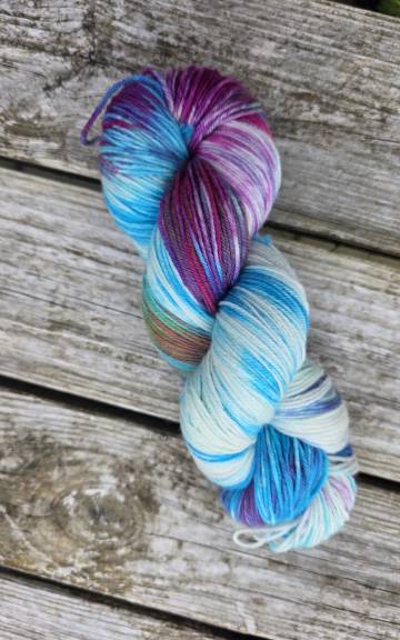 Hand-Dyed Yarn: 100% Merino, 4 ply - 6 2