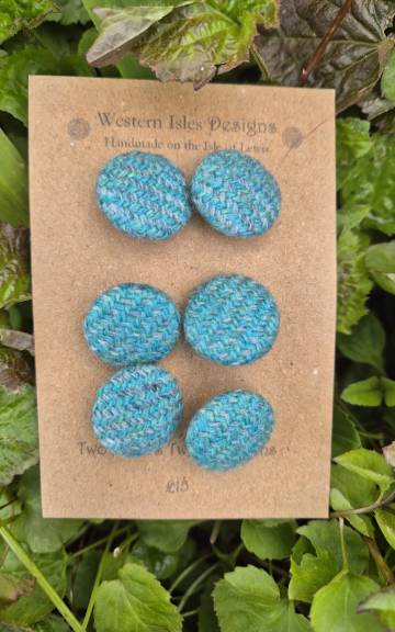 Two Sisters Tweed buttons - 6 2