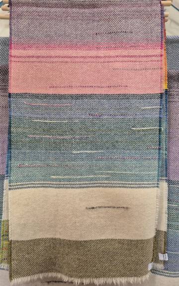 Three Sisters Tweed landscape wall hanging