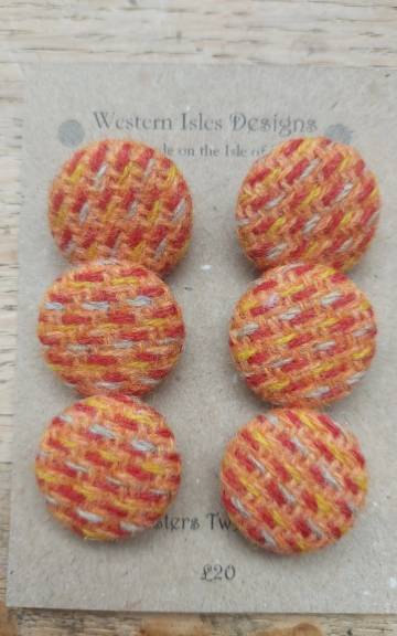 Three Sisters Tweed Buttons