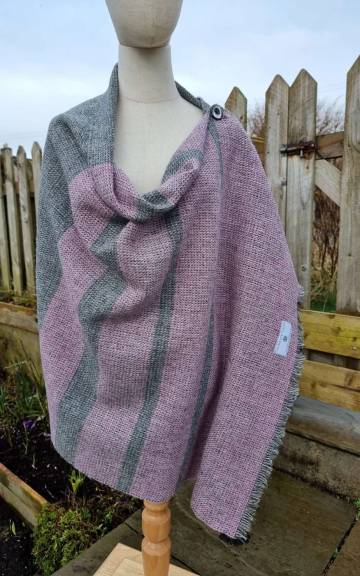Two Sisters Tweed Shawl
