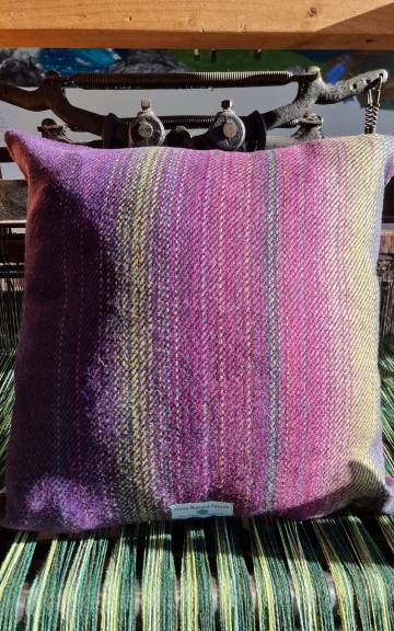 Three Sisters Tweed cushion cover - aurora