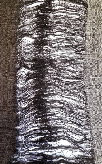 Textile Wall Art - 'tying-in'