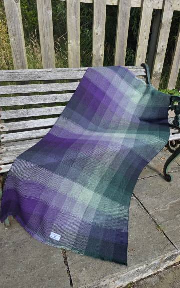 Two Sisters Tweed Throw