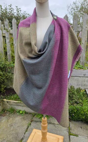 Two Sisters Tweed Shawl Lambswool