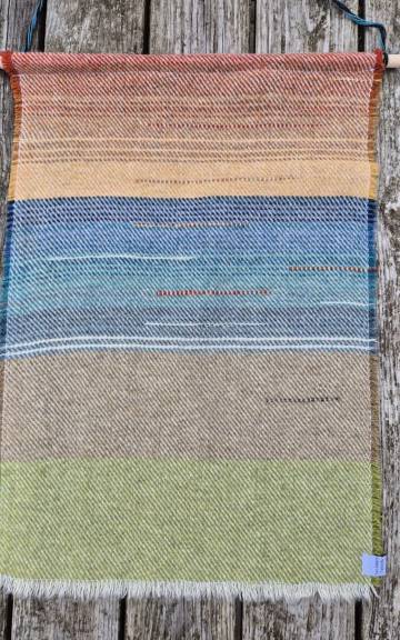 Three Sisters Tweeds landscape wall hanging