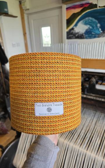 Two Sisters Tweed Luxury lampshade - Seconds