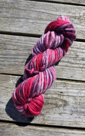 Hand-Dyed Yarn: 100% Merino, chunky - 1 2