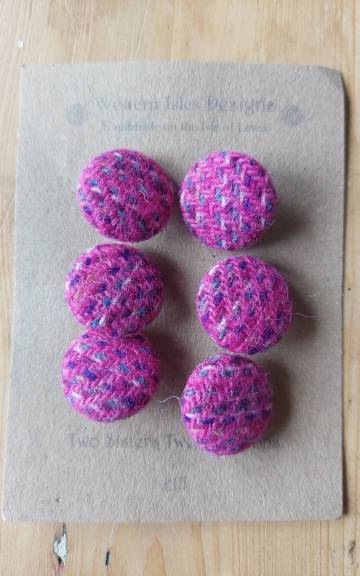 Two Sisters Tweed buttons - 3 2